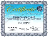 Phil Reese business broker award certificate