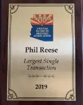 Largest Single Transaction award, 2019